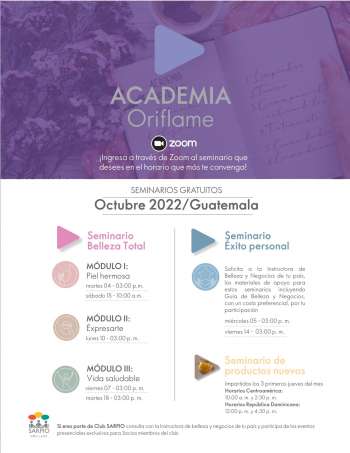 Folleto actual Oriflame - 1.10.2022 - 31.10.2022.