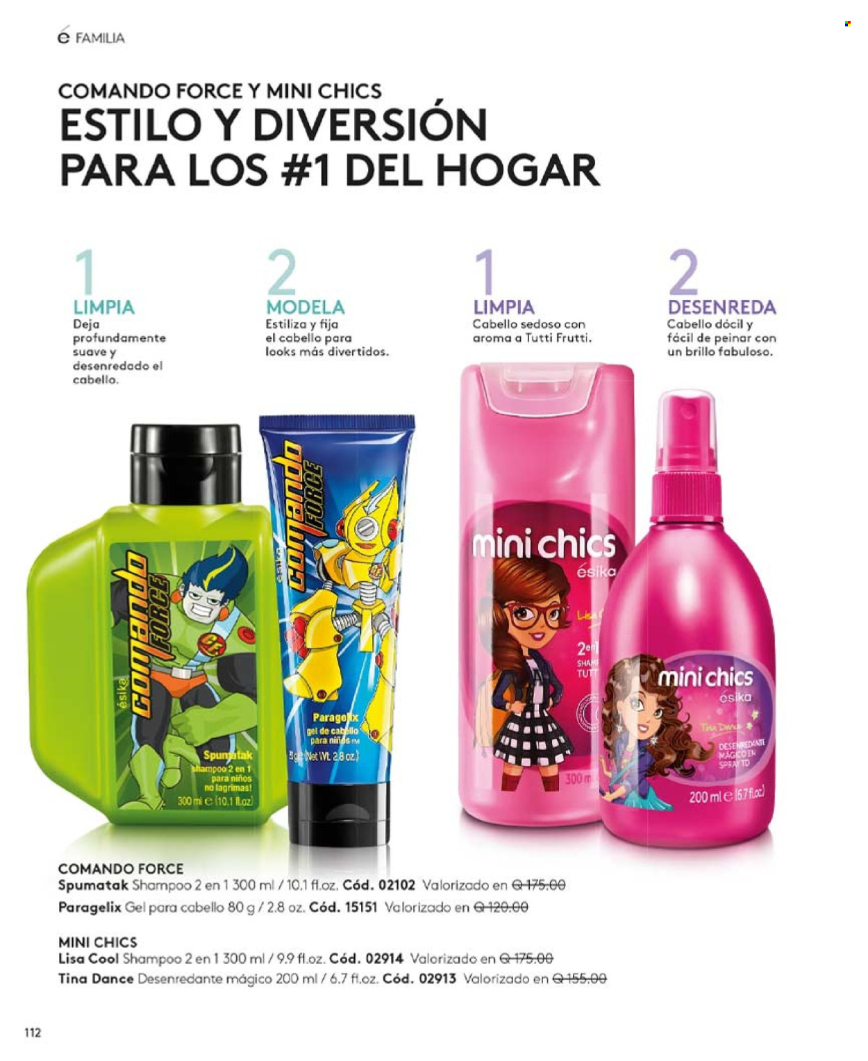 thumbnail - Folleto actual Ésika - Ventas - champú, gel fijador, shampoo. Página 116.