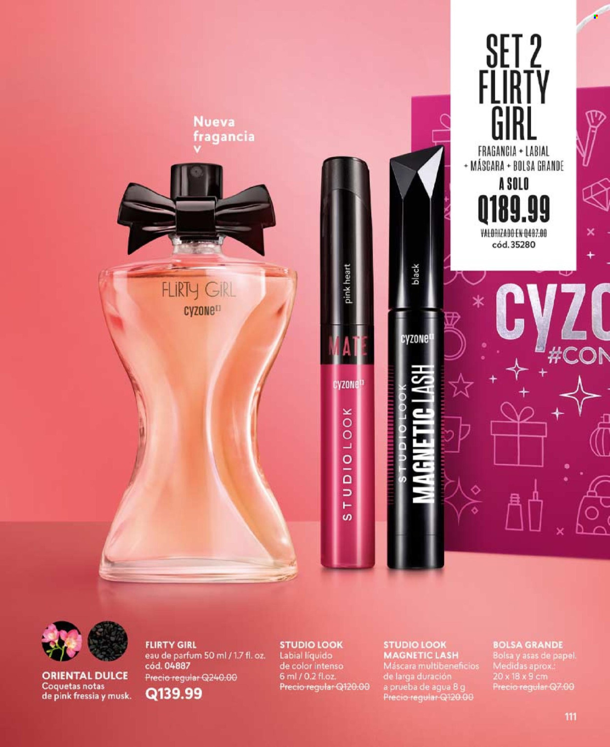 thumbnail - Folleto actual Cyzone - Ventas - labial líquido, máscara de pestañas, labial, máscara, perfume. Página 123.
