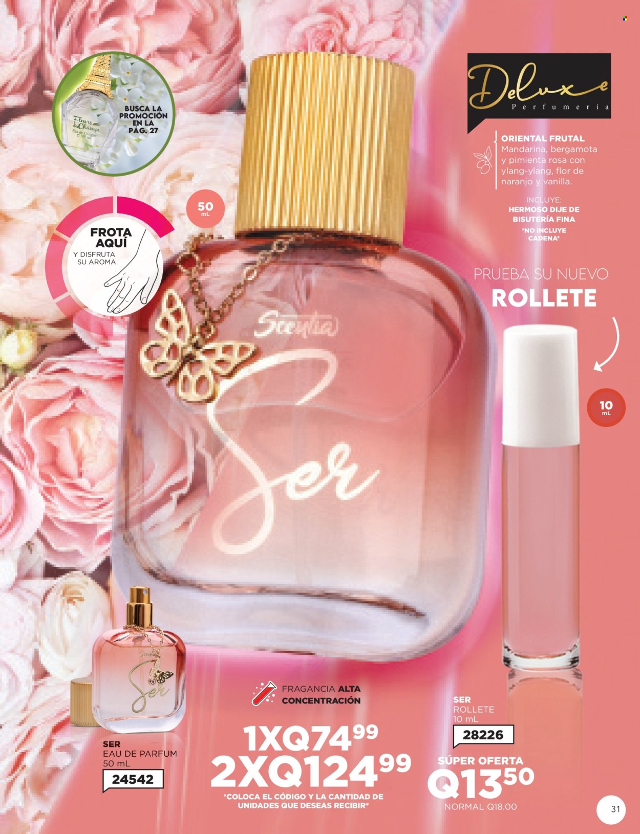 thumbnail - Folleto actual Scentia - Ventas - perfume, bisutería, cadena. Página 31.