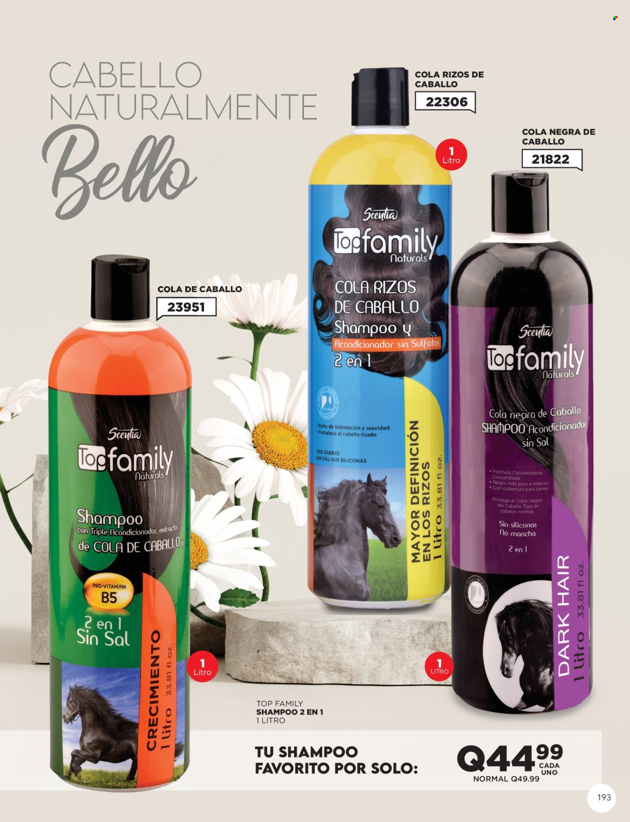thumbnail - Folleto actual Scentia - Ventas - champú, acondicionador, shampoo y acondicionador. Página 197.