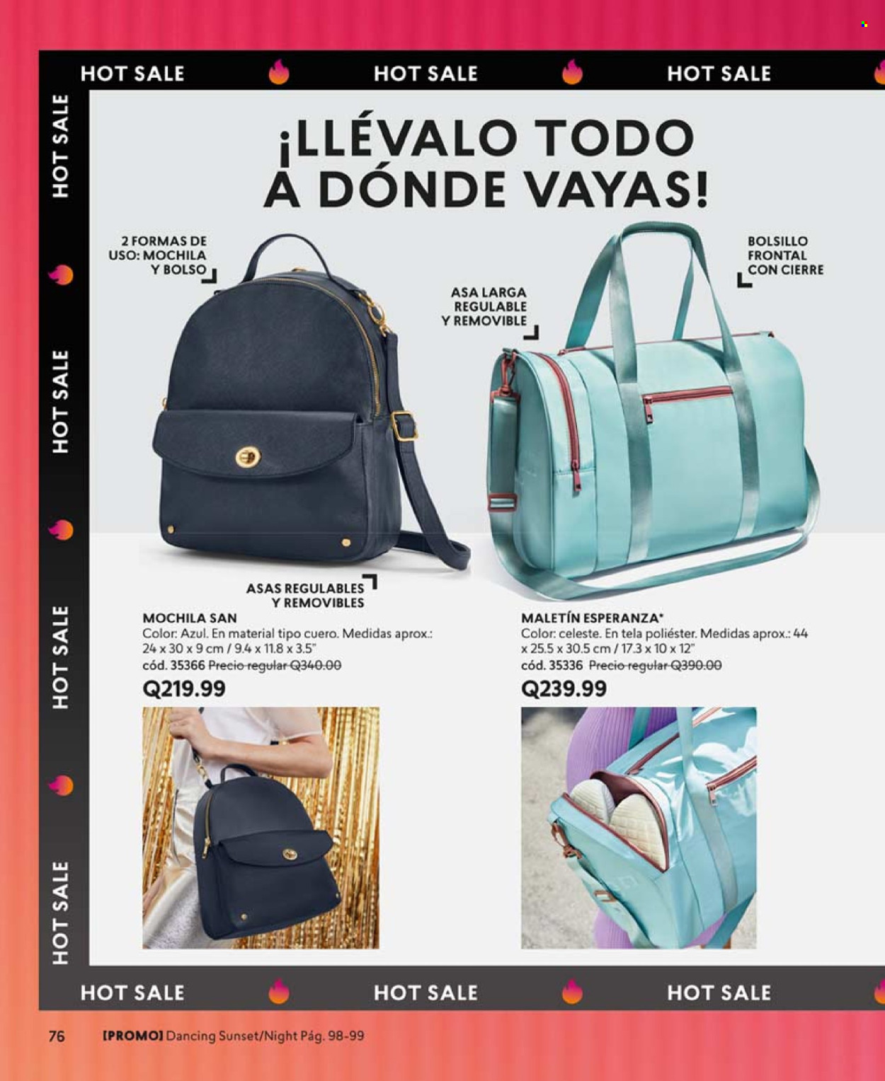 thumbnail - Folleto actual Cyzone - Ventas - maletín, mochila, bolso. Página 76.