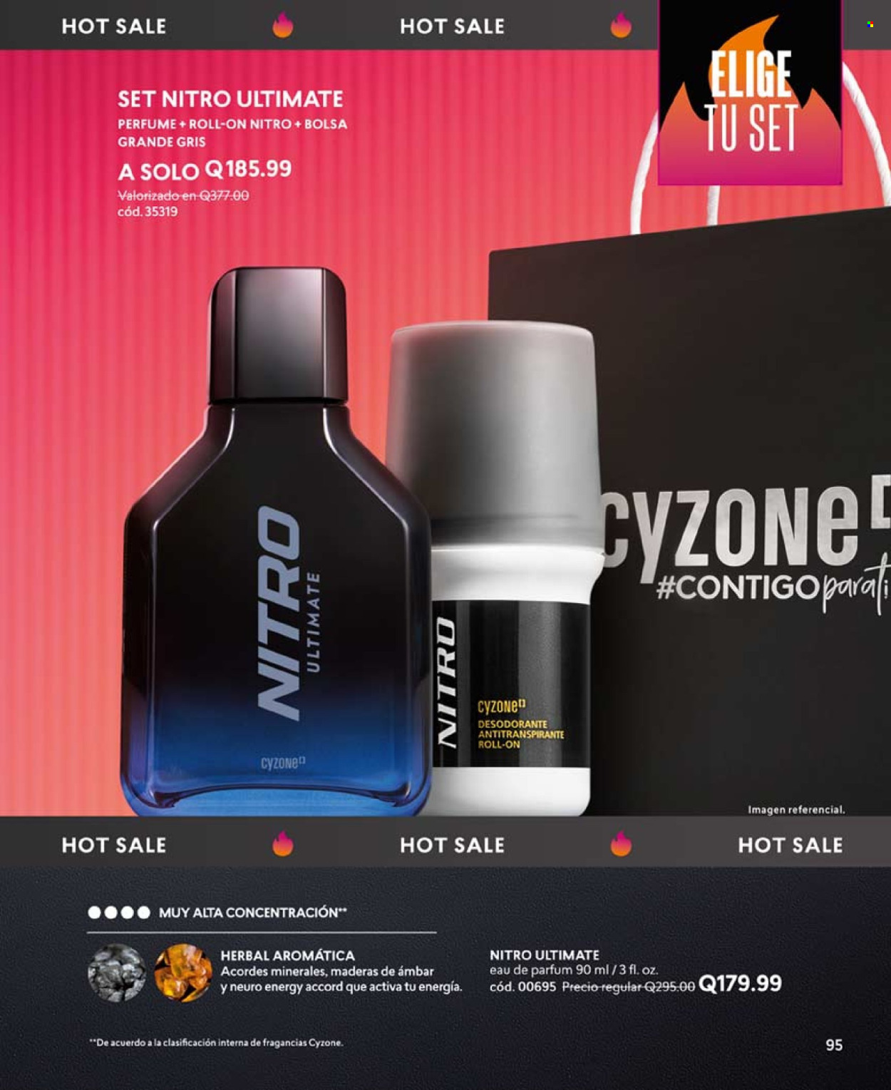 thumbnail - Folleto actual Cyzone - Ventas - perfume, desodorante, antitranspirante. Página 95.