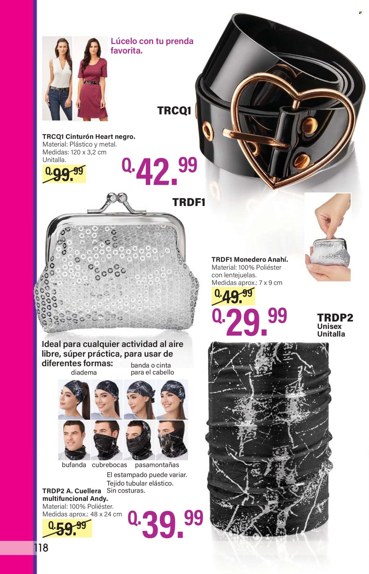 thumbnail - Folleto actual Arabela - 8.4.2024 - 1.5.2024 - Ventas - máscara, bufanda, pasamontañas, cinturón, accesorios para el pelo, diadema, máscara de protección facial. Página 116.