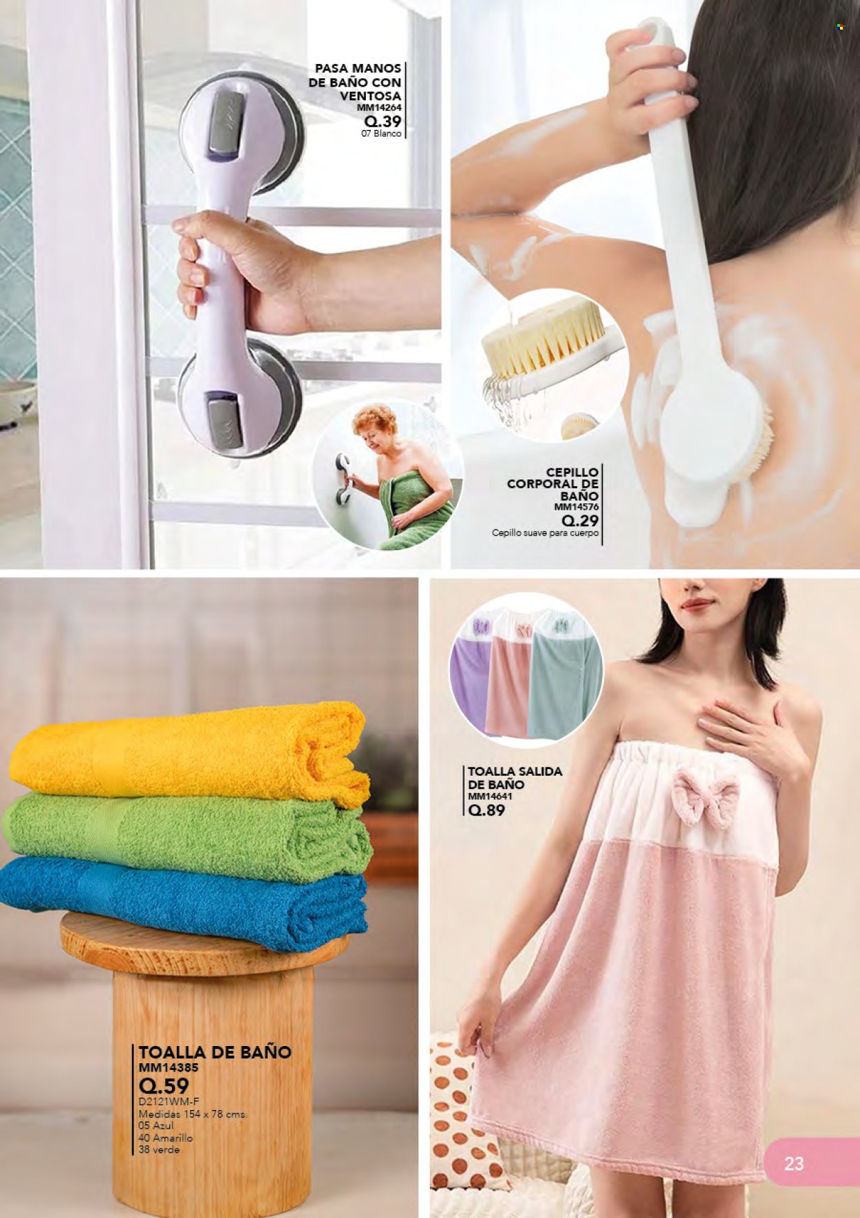 thumbnail - Folleto actual Multimodas - Ventas - cepillo, toalla de baño. Página 426.
