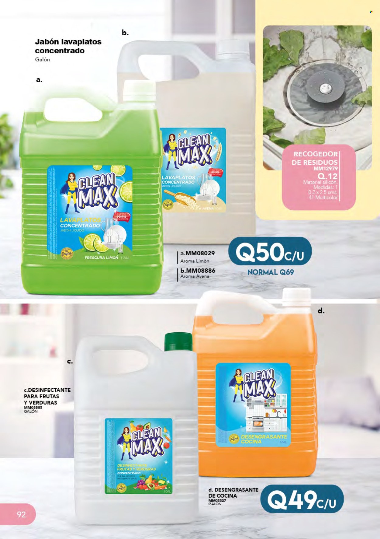 thumbnail - Folleto actual Multimodas - Ventas - jabón líquido, desinfectante, quitagrasas, lavaplatos, recogedor. Página 495.