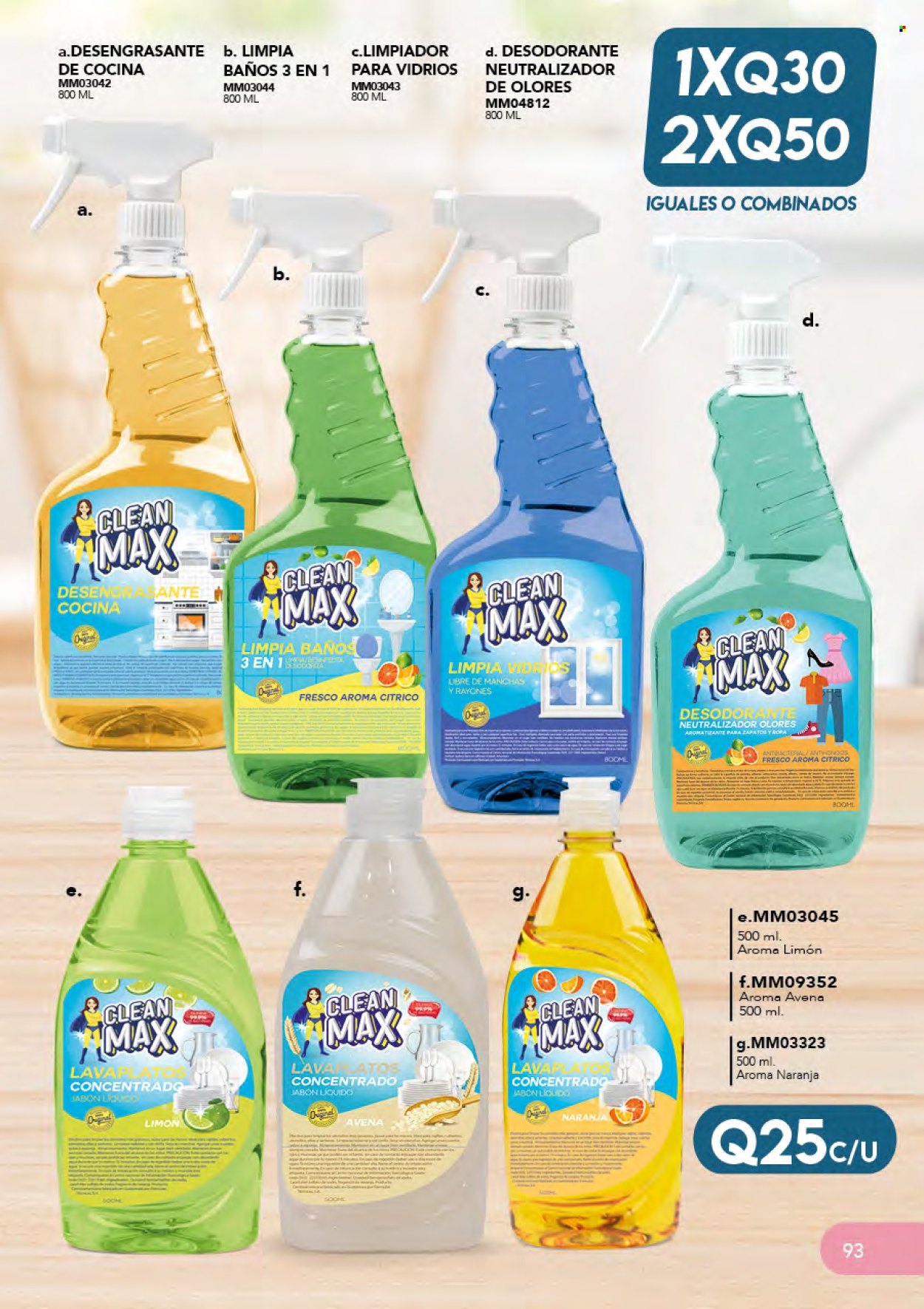 thumbnail - Folleto actual Multimodas - Ventas - jabón líquido, limpiador, quitagrasas, desodorante, aromatizante. Página 496.