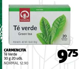 CARMENCITA Té Verde