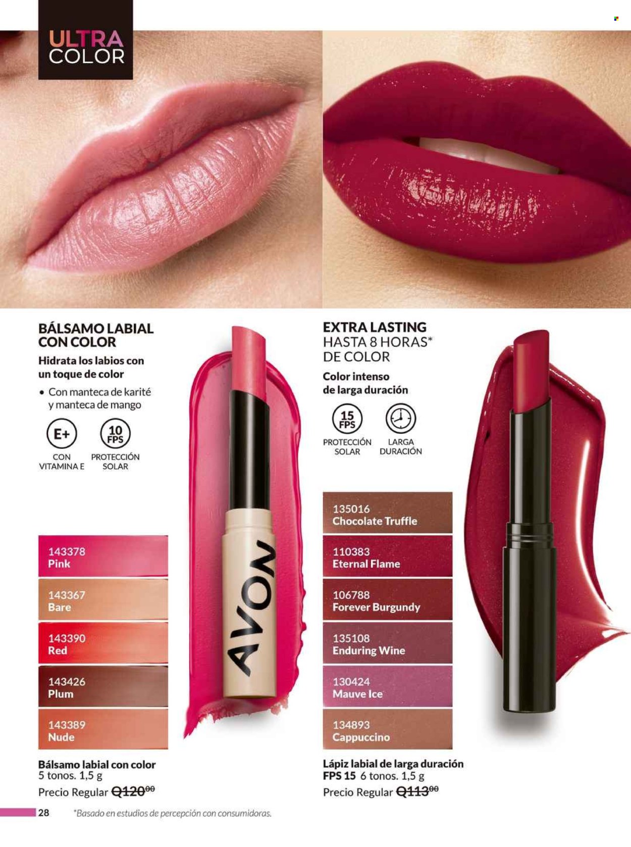 Catálogo Avon. Página 1