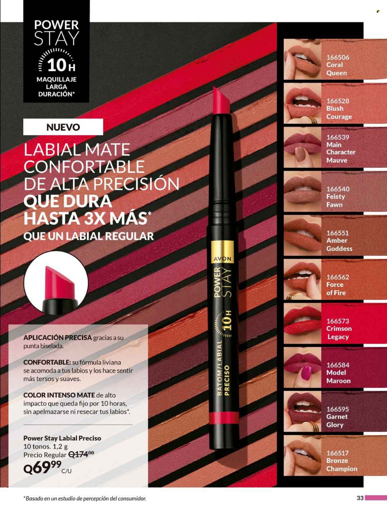 Catálogo Avon. Página 1