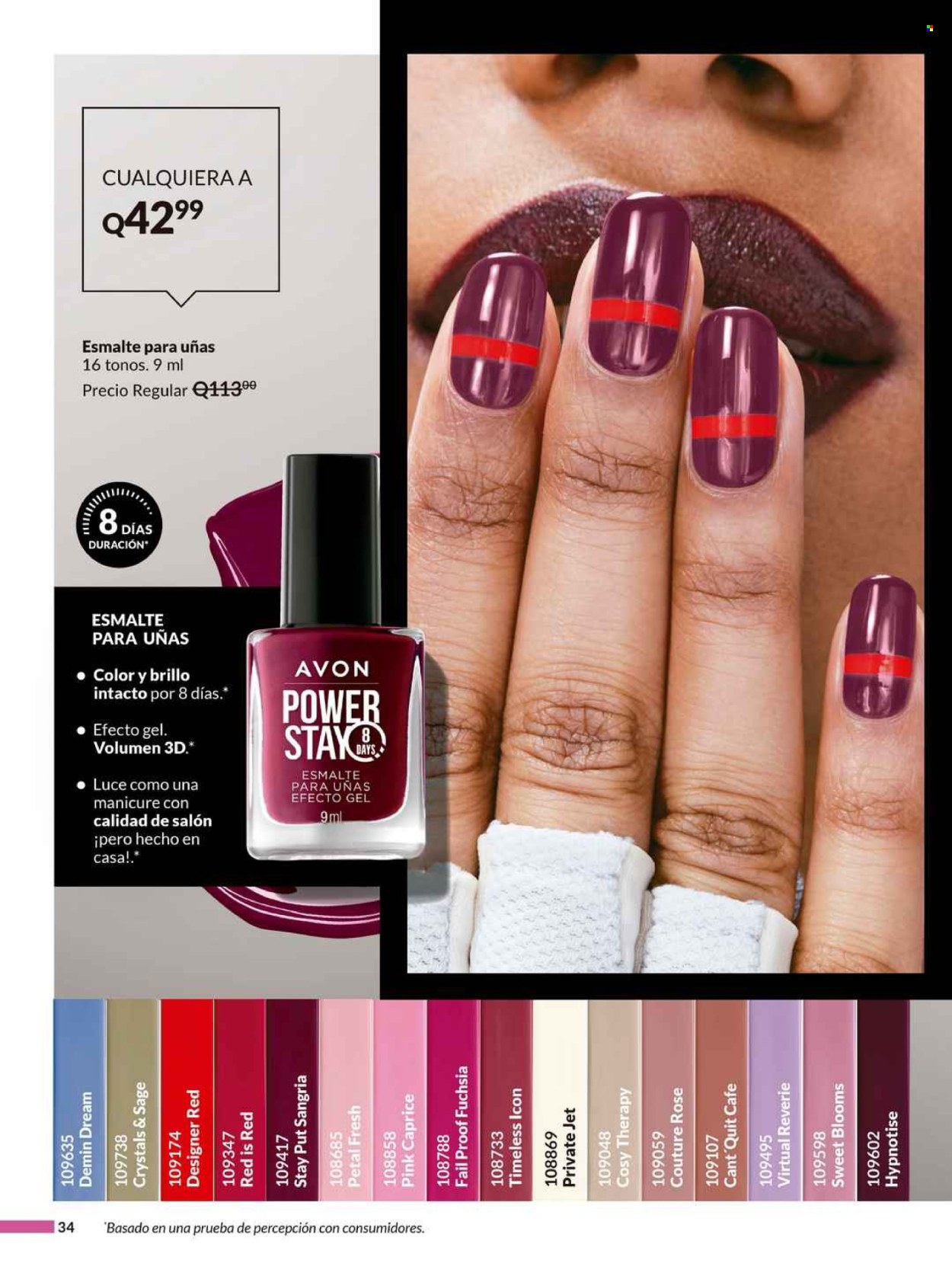 Catálogo Avon. Página 1