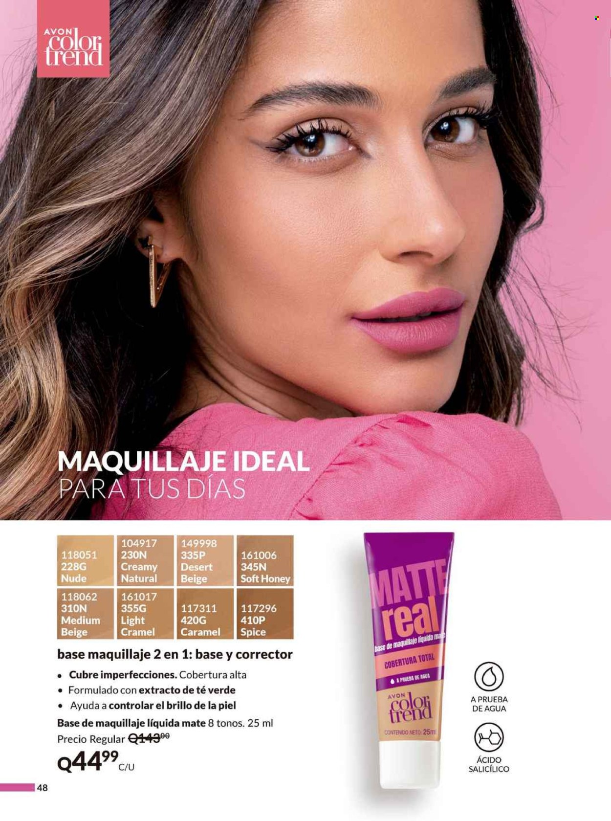 Catálogo Avon. Página 1