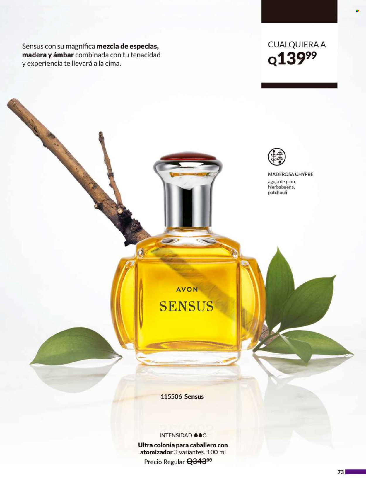 Catálogo Avon. Página 1