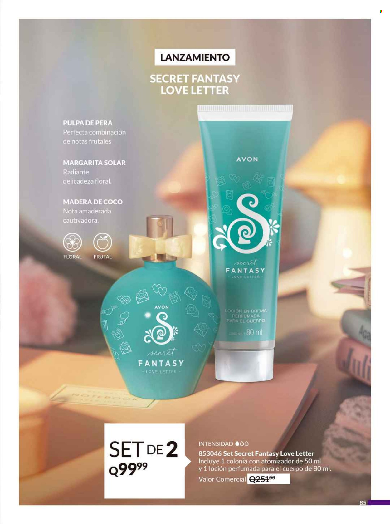 Catálogo Avon. Página 1