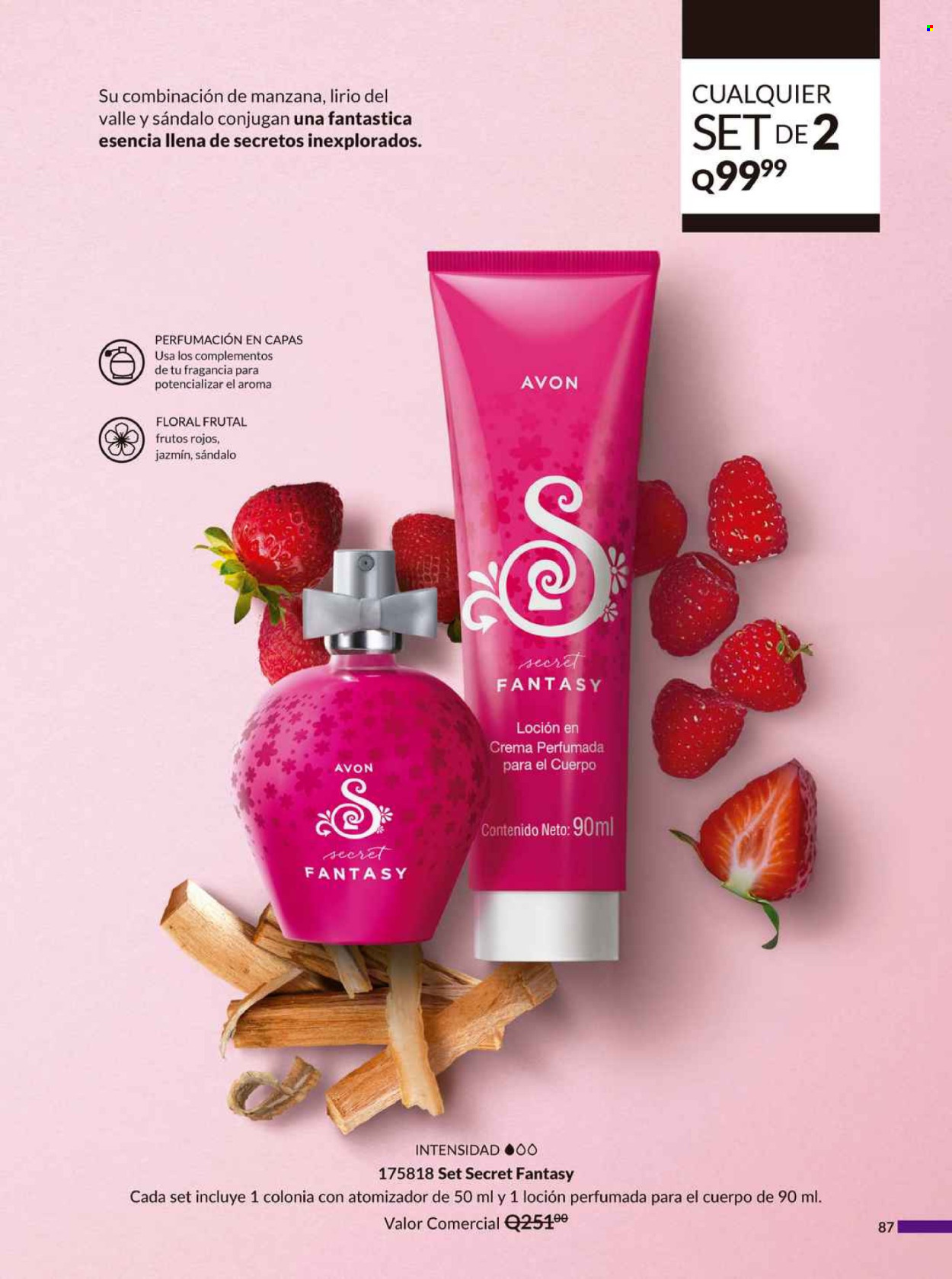 Catálogo Avon. Página 1