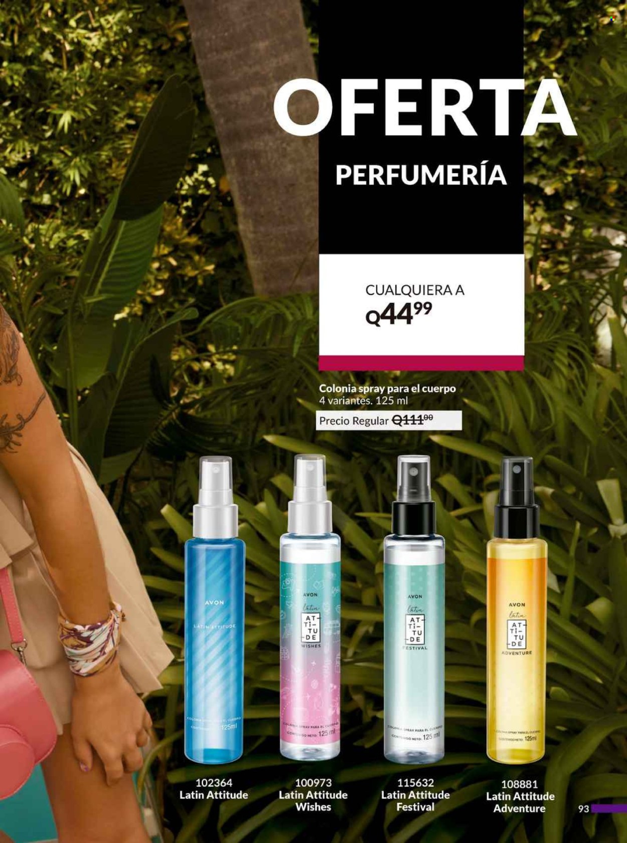 Catálogo Avon. Página 1