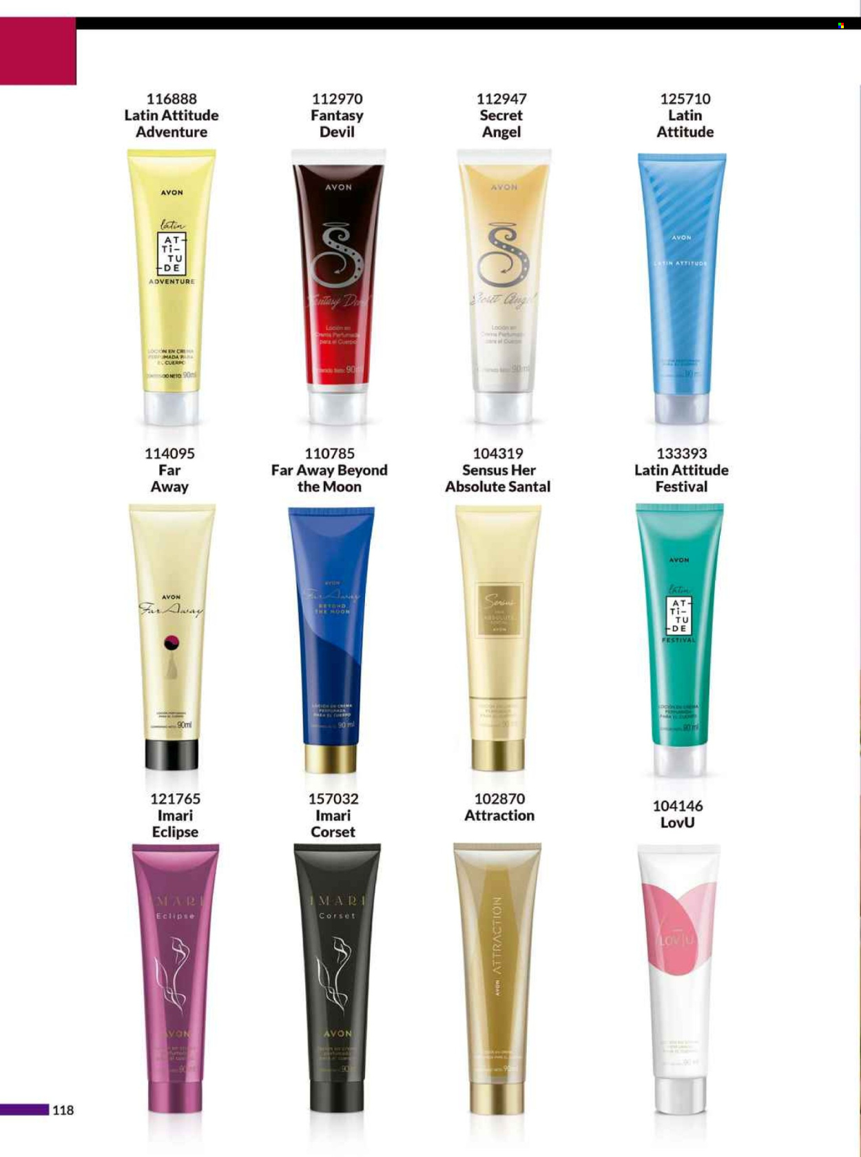 Catálogo Avon. Página 1