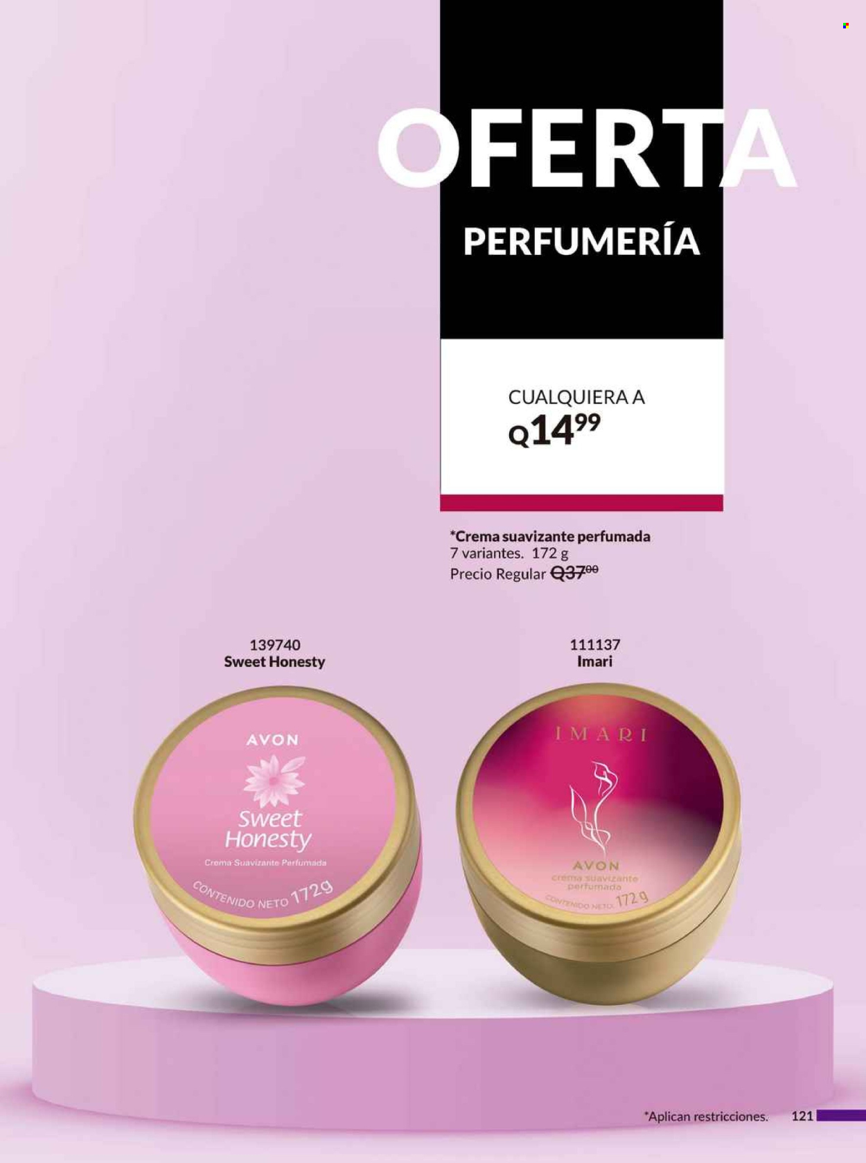 Catálogo Avon. Página 1
