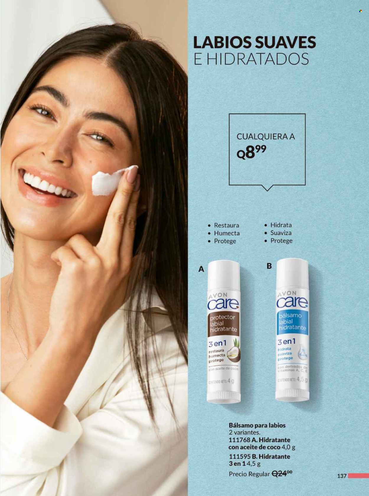 Catálogo Avon. Página 1