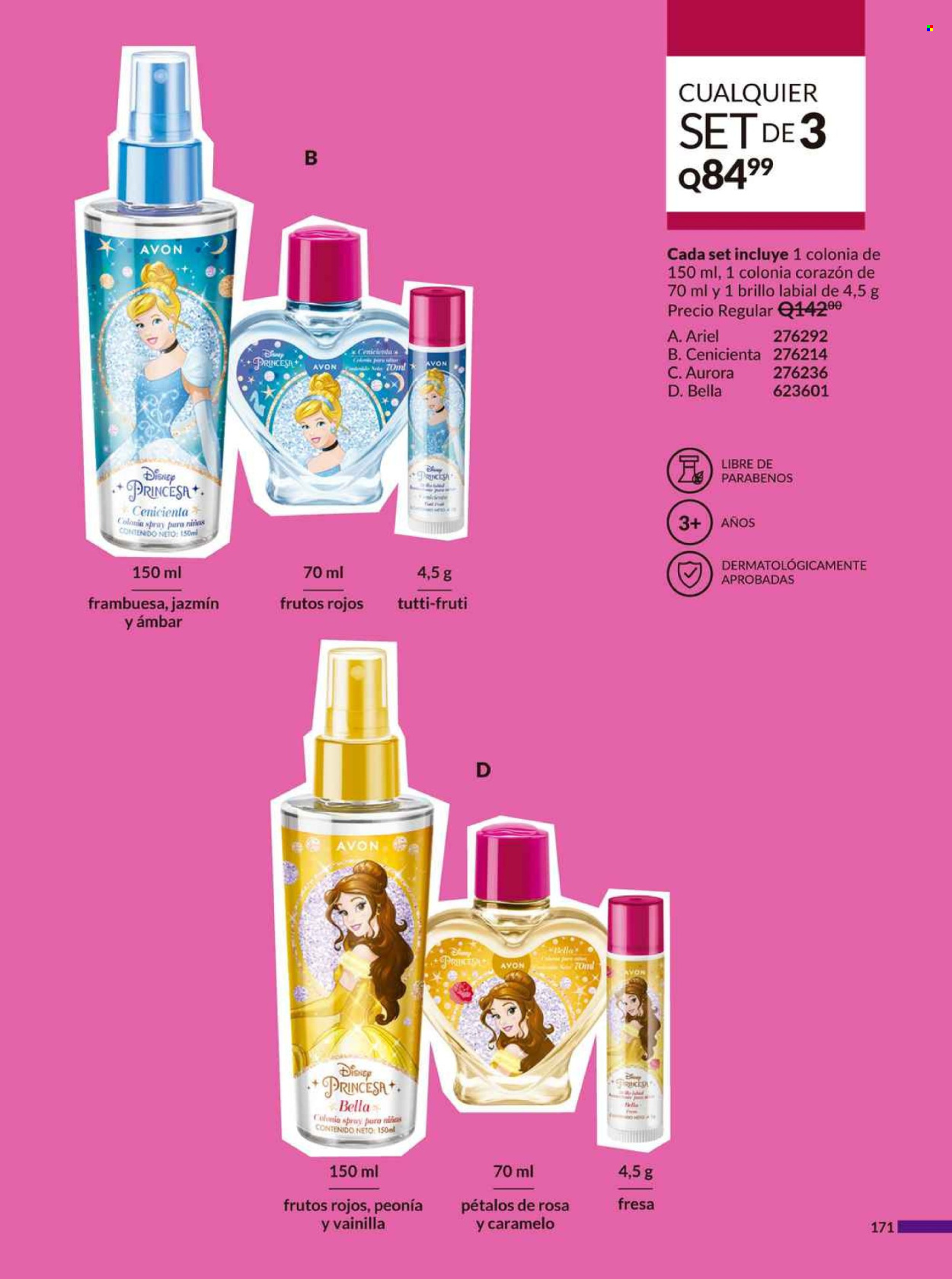Catálogo Avon. Página 1