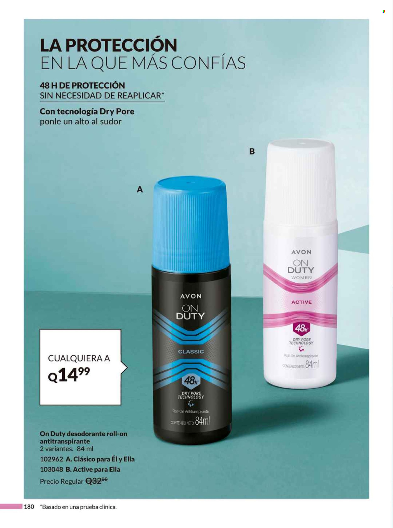 Catálogo Avon. Página 1
