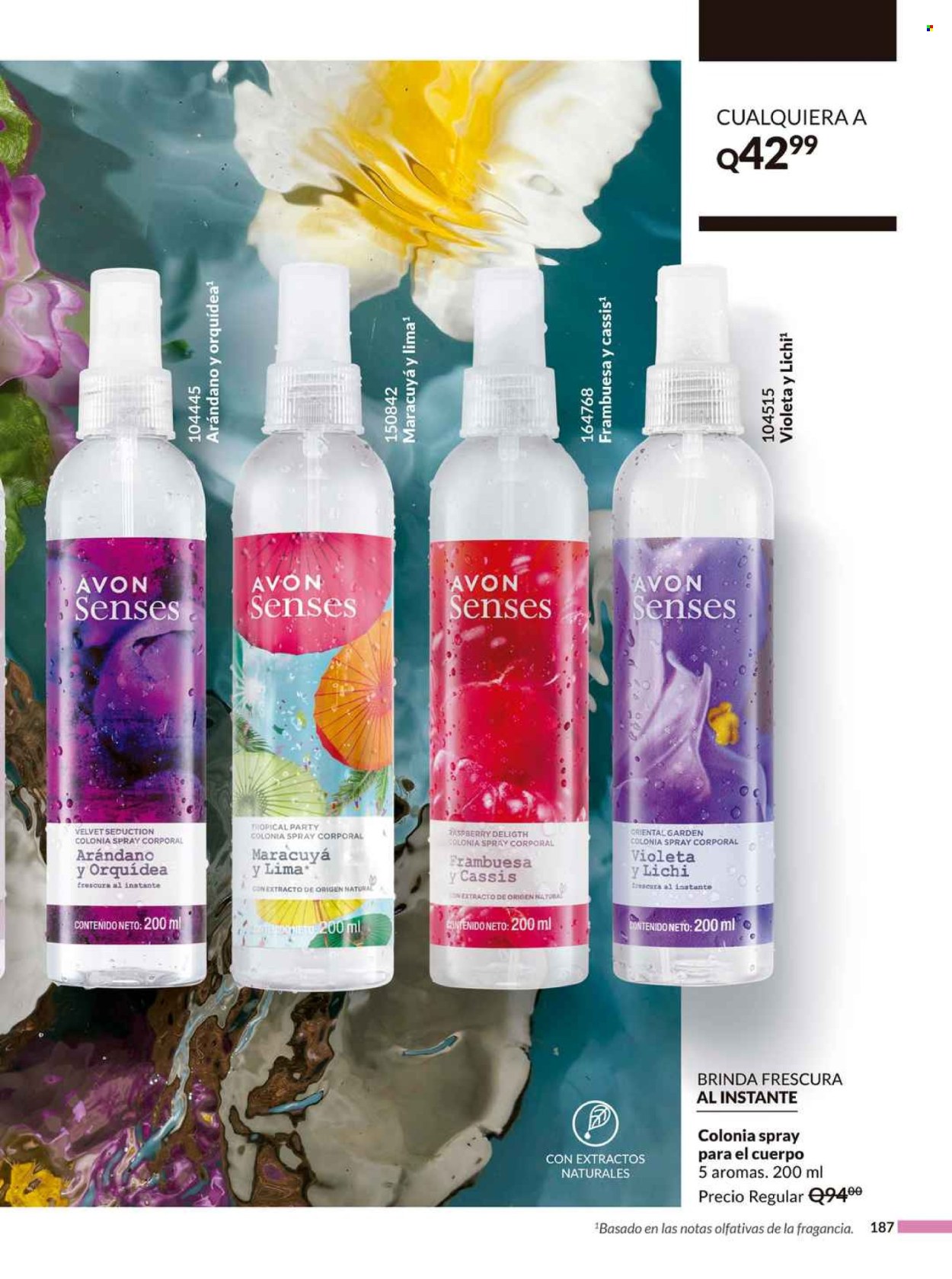 Catálogo Avon. Página 1