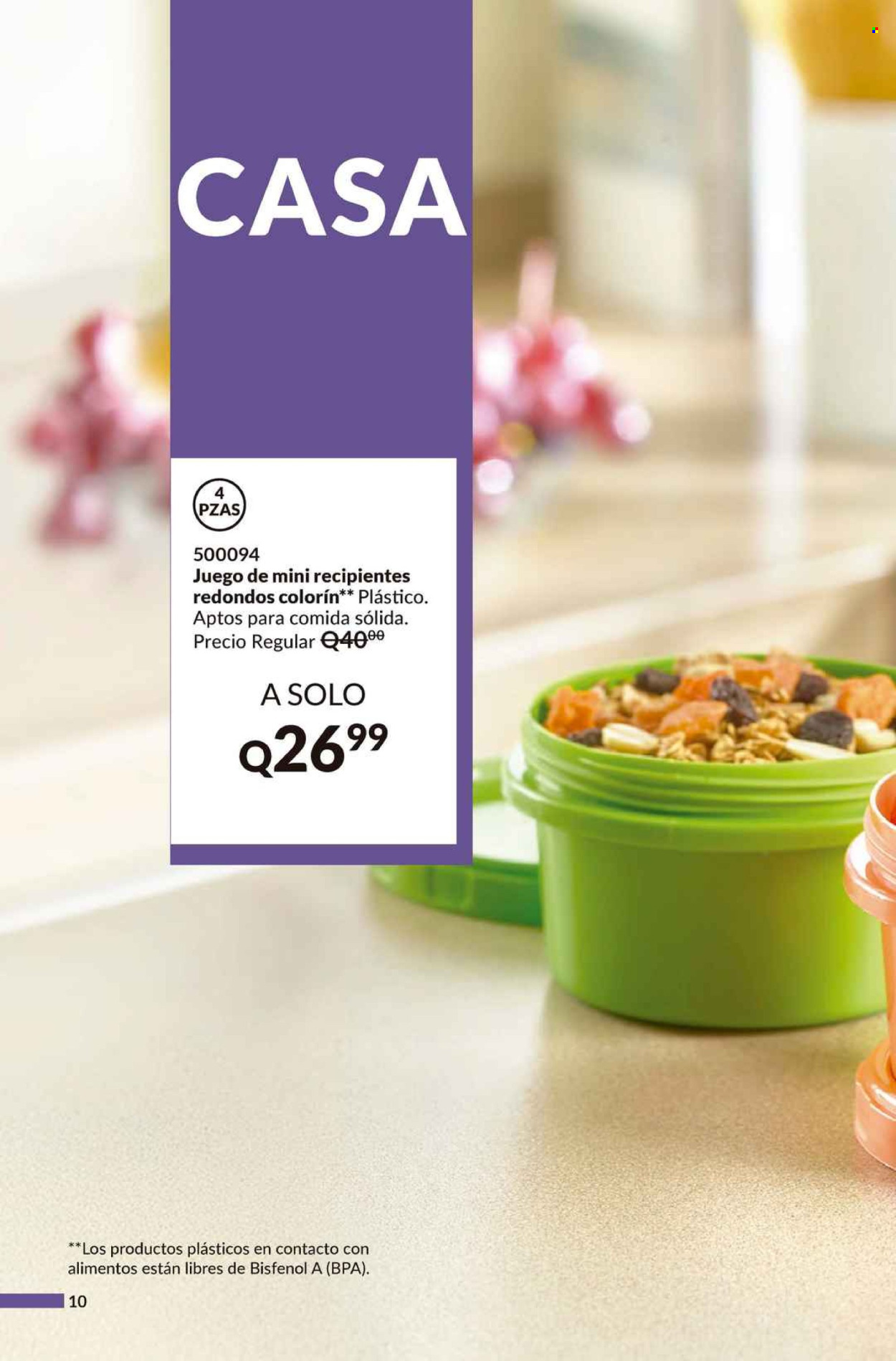 Catálogo Avon. Página 1