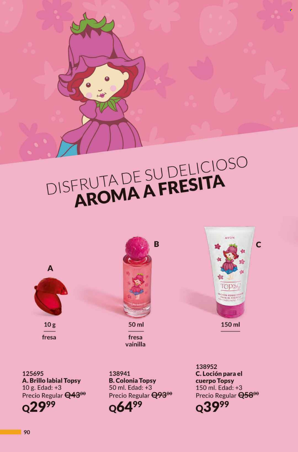 Catálogo Avon. Página 1