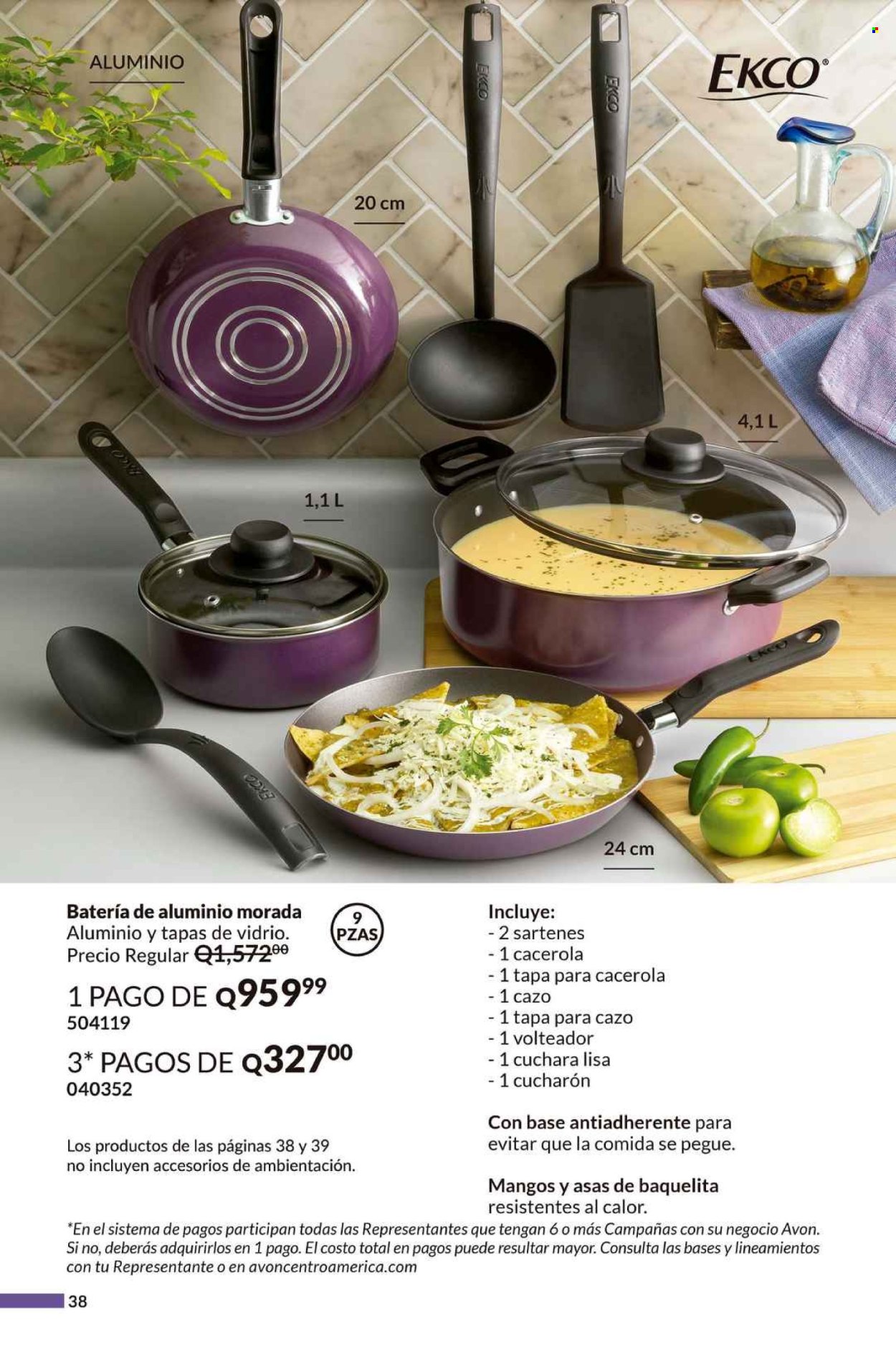 Catálogo Avon. Página 1
