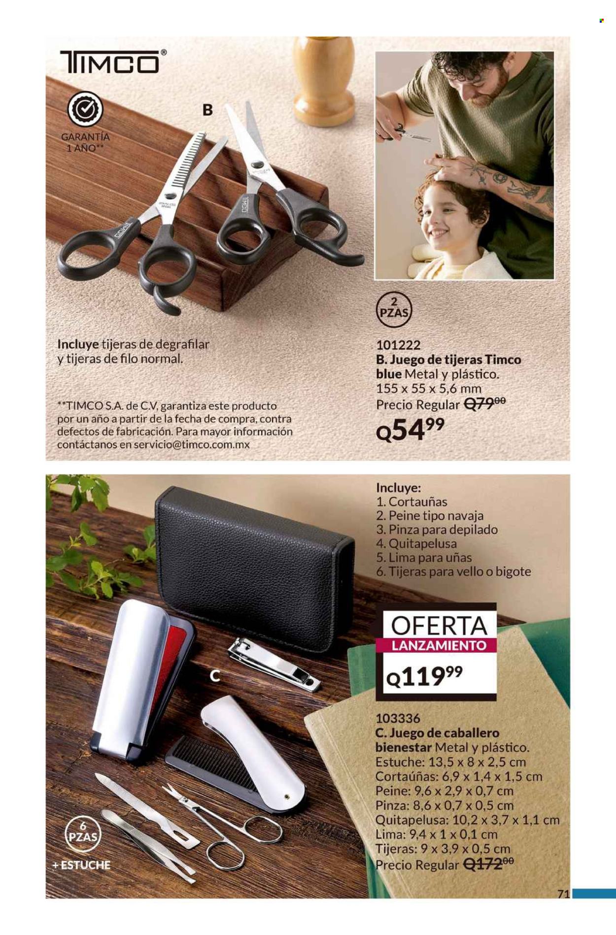 Catálogo Avon. Página 1
