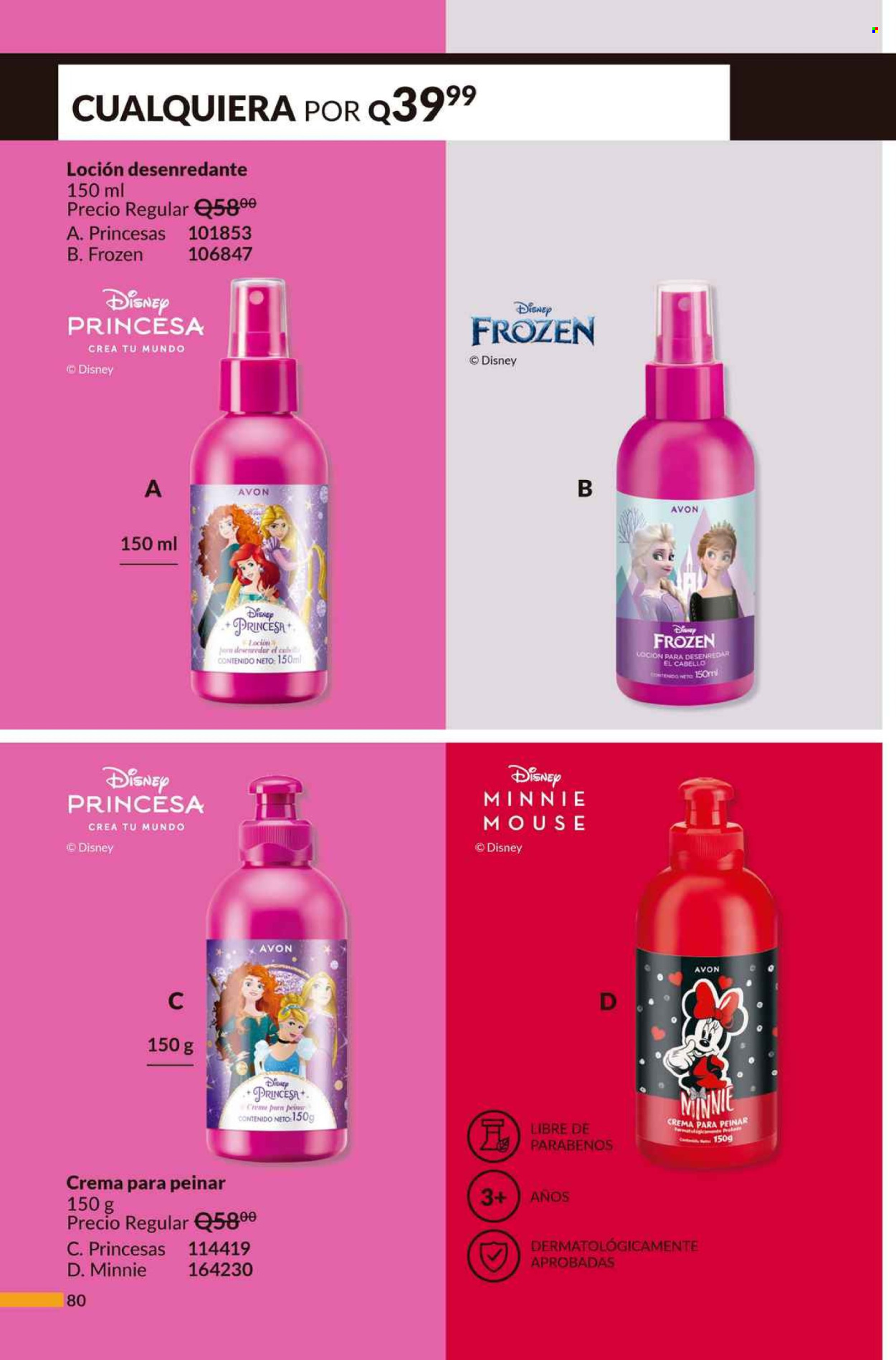 Catálogo Avon. Página 1
