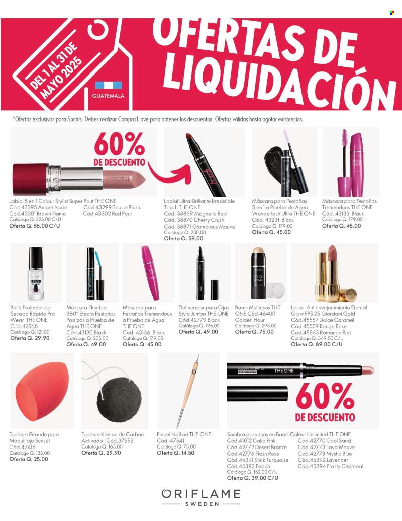 Folleto actual Oriflame - 1.5.2025 - 31.5.2025.