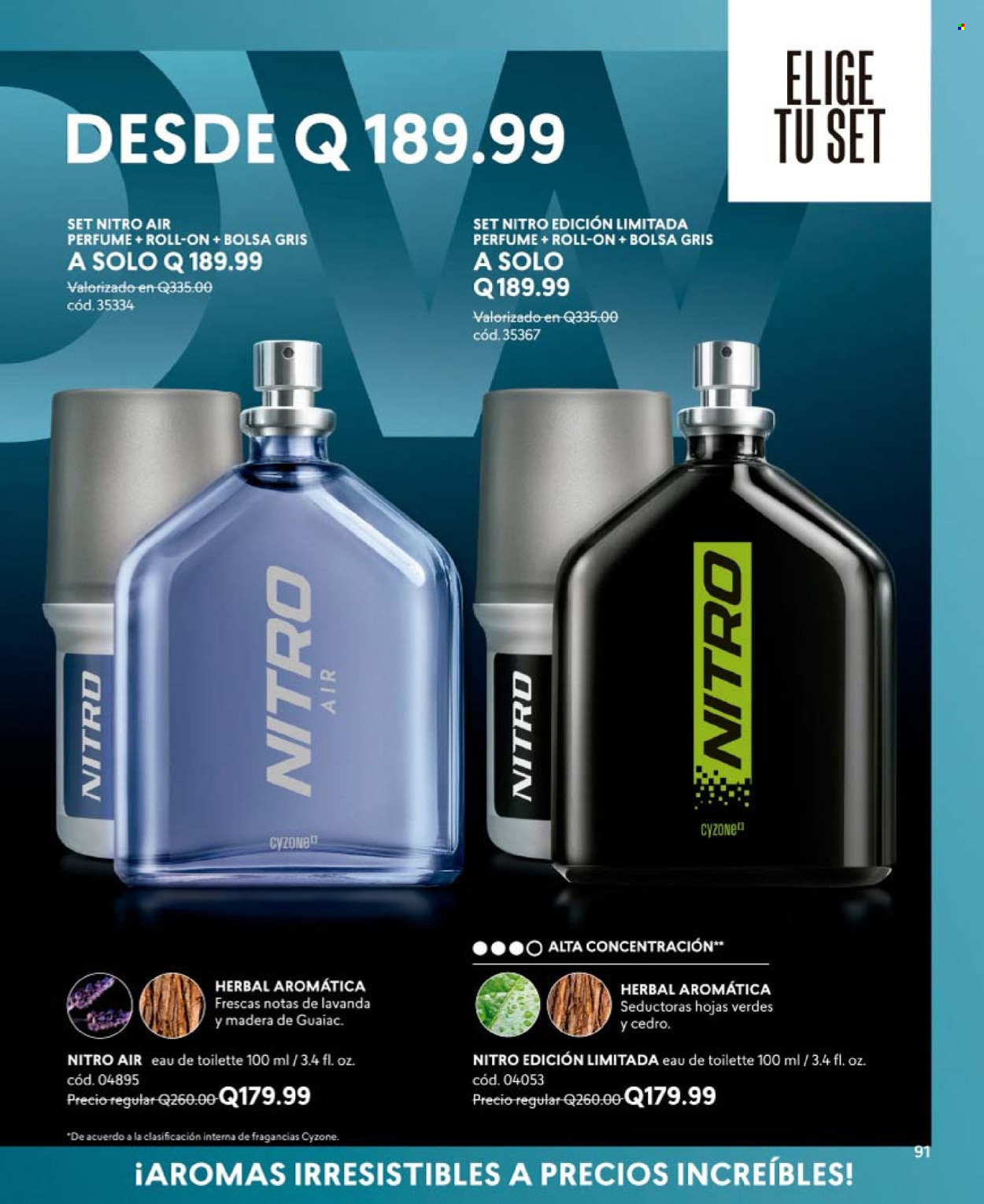 Catálogo Cyzone. Página 1
