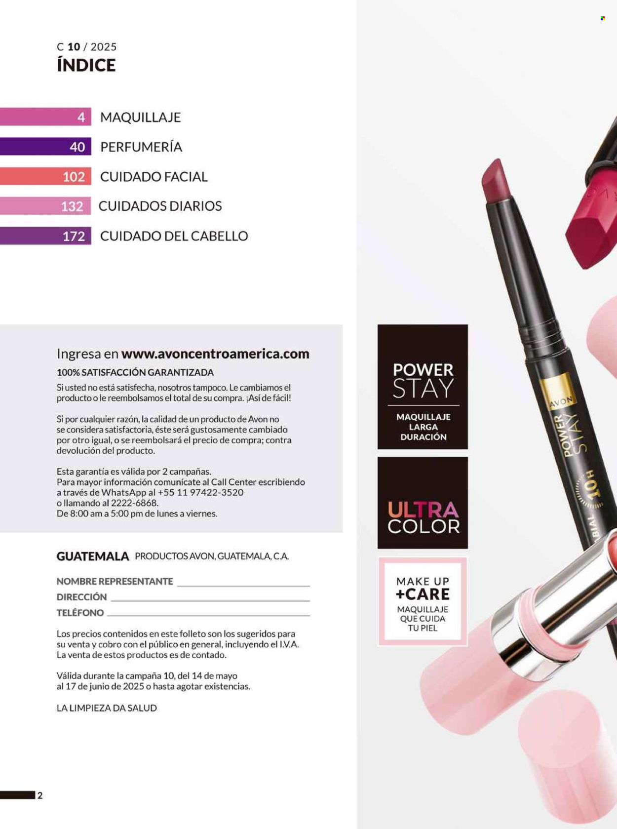 Catálogo Avon - 14.5.2025 - 17.6.2025. Página 2