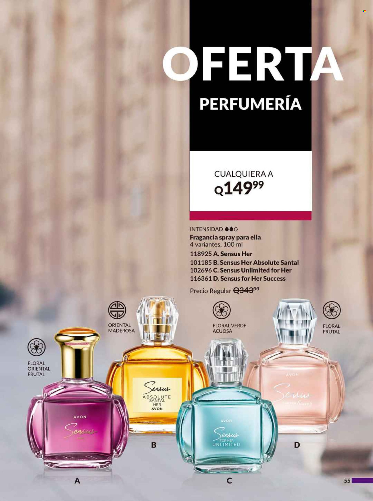 Catálogo Avon - 14.5.2025 - 17.6.2025. Página 55