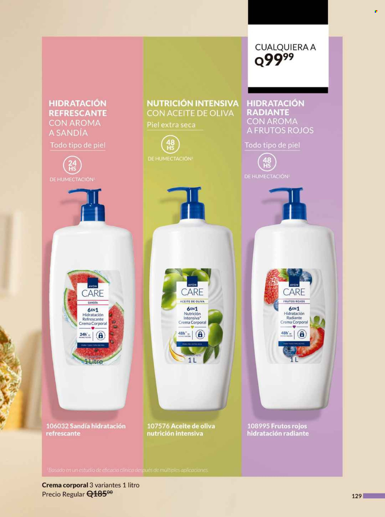 Catálogo Avon - 14.5.2025 - 17.6.2025. Página 129