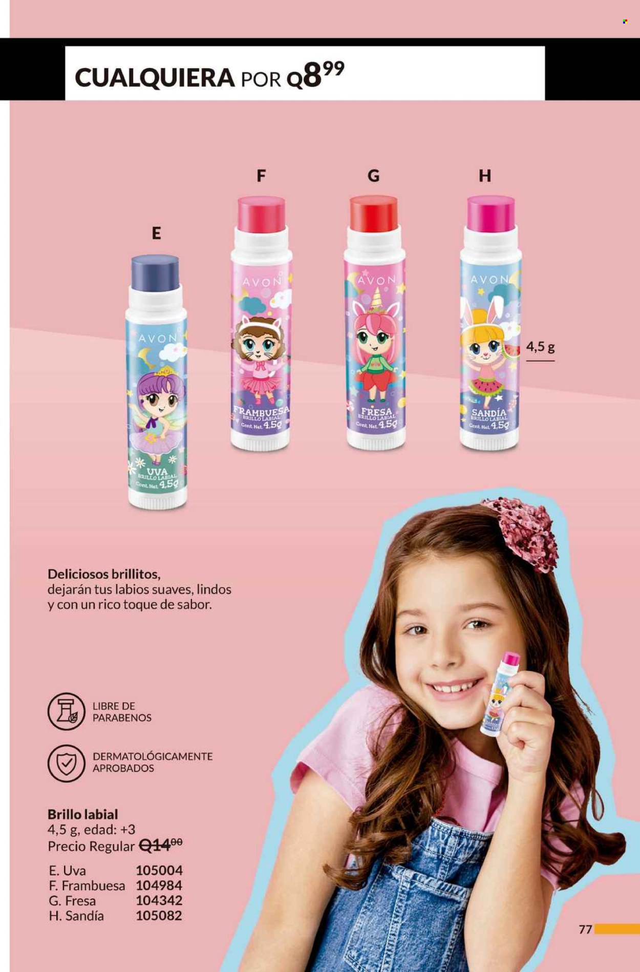 Catálogo Avon - 14.5.2025 - 17.6.2025. Página 77