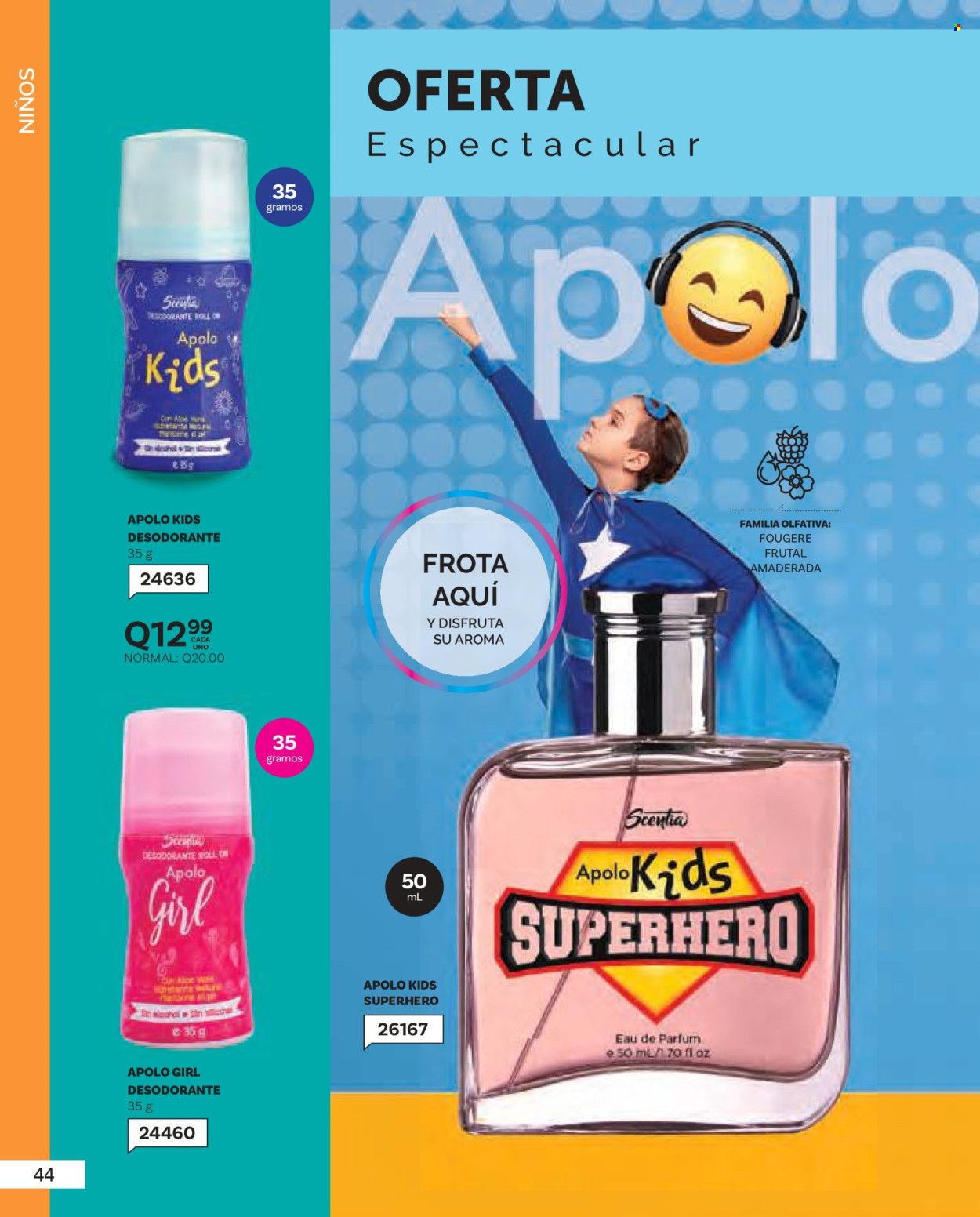 Catálogo Scentia. Página 44