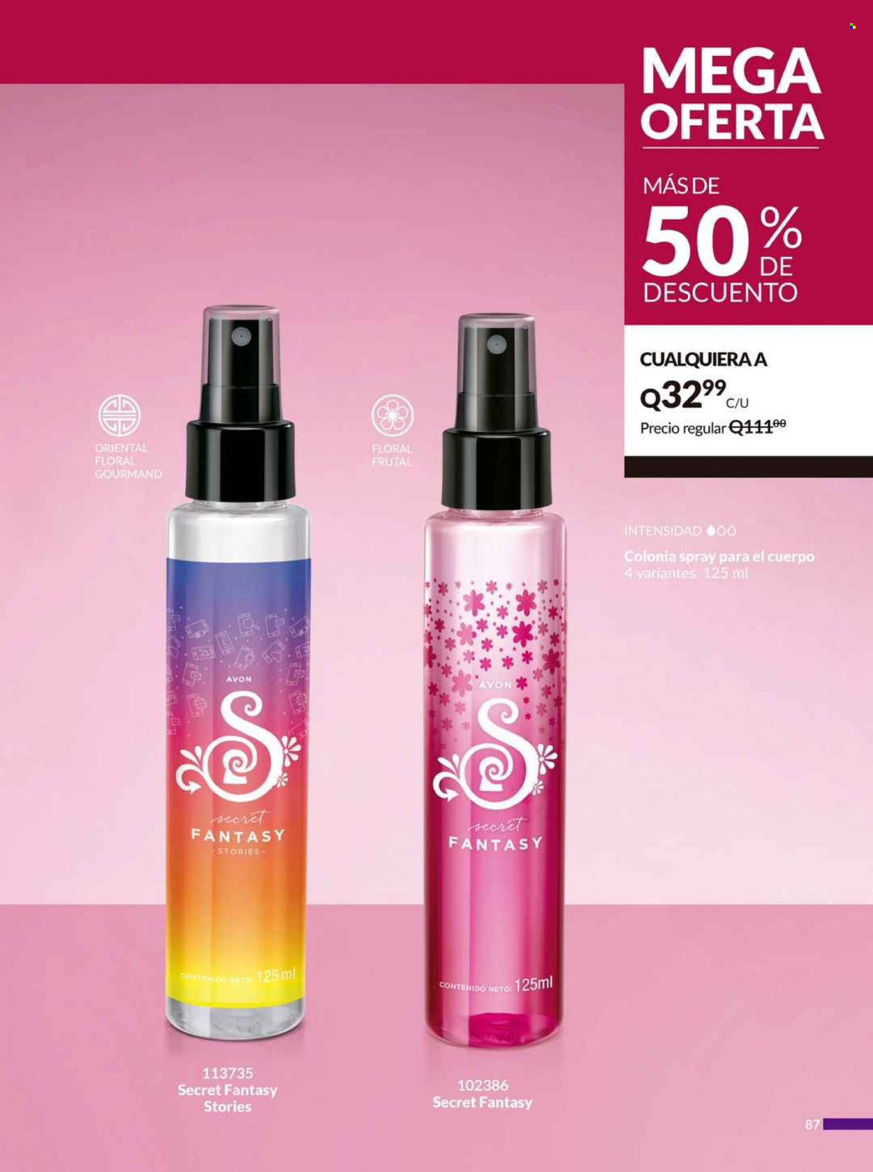 Catálogo Avon - 30.5.2025 - 4.7.2025. Página 87