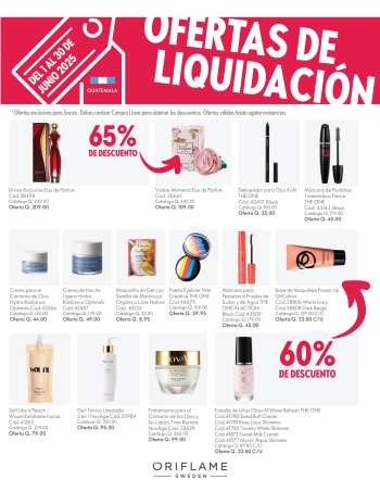 Folleto actual Oriflame - 1.6.2025 - 30.6.2025.