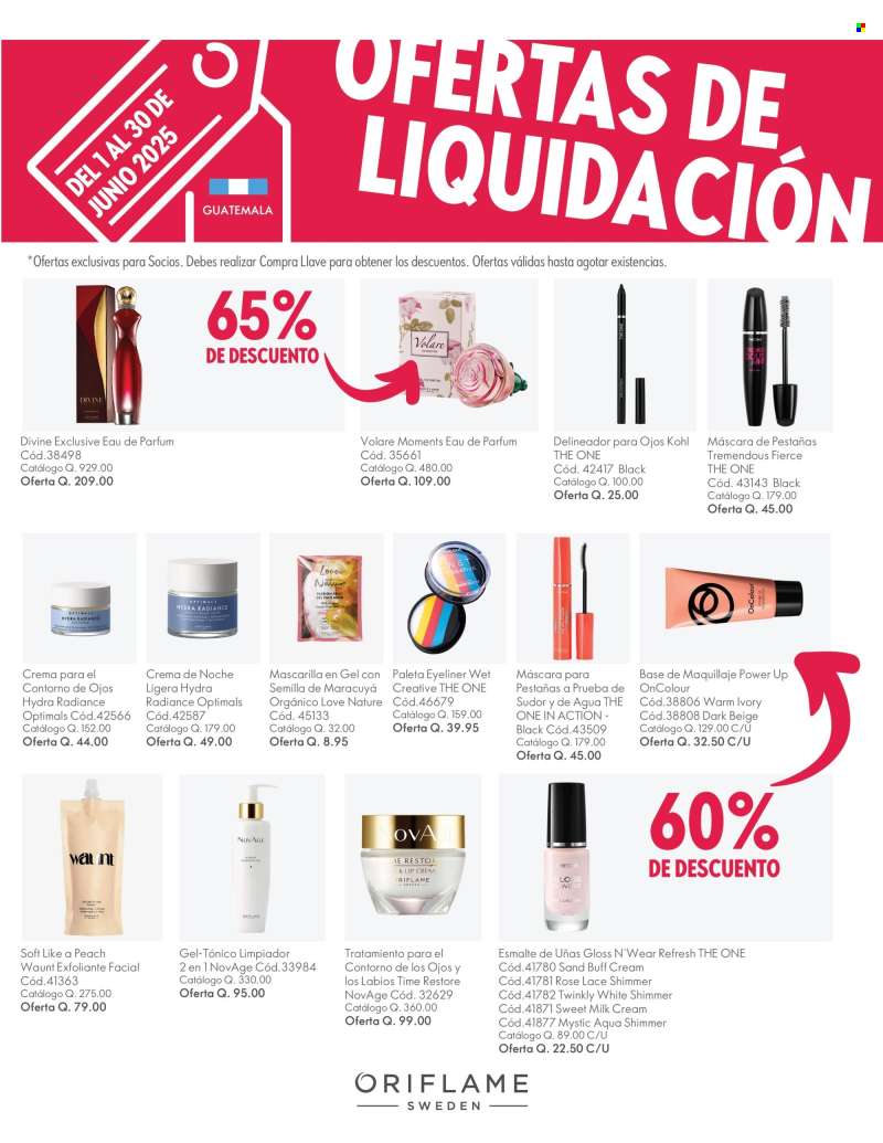 Folleto actual Oriflame - 1.6.2025 - 30.6.2025.