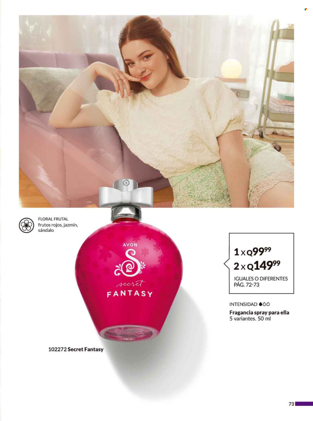 Catálogo Avon - 18.6.2025 - 24.7.2025. Página 73