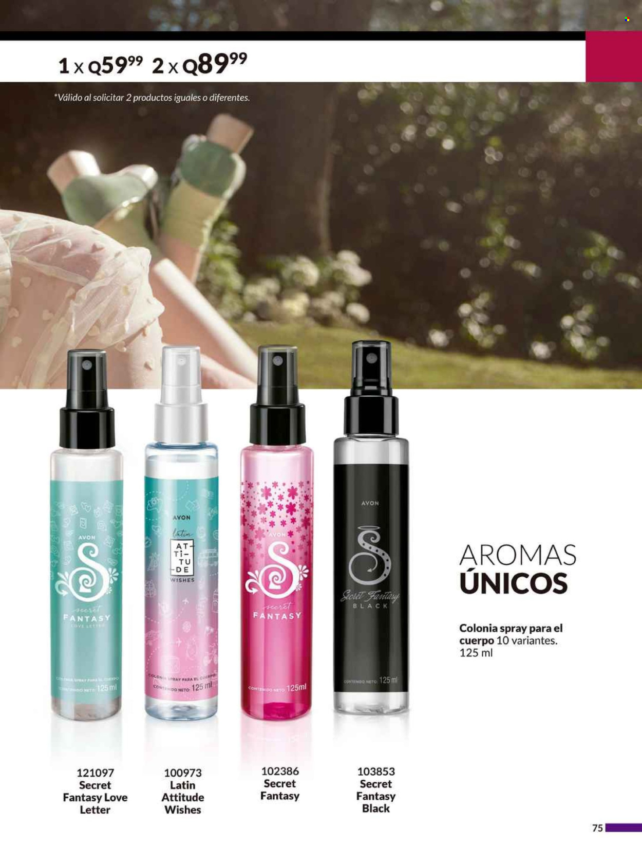 Catálogo Avon - 18.6.2025 - 24.7.2025. Página 75