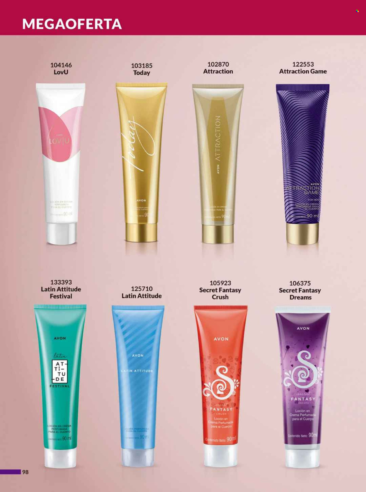 Catálogo Avon - 18.6.2025 - 24.7.2025. Página 98