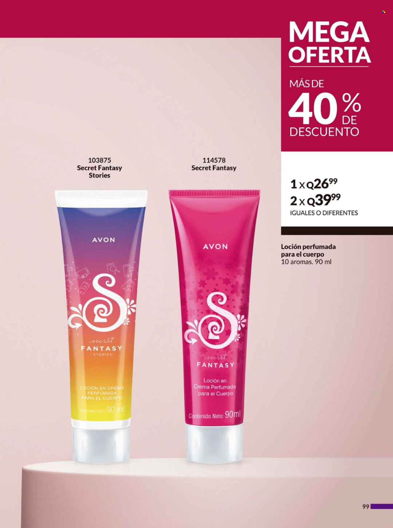 Catálogo Avon - 18.6.2025 - 24.7.2025. Página 99