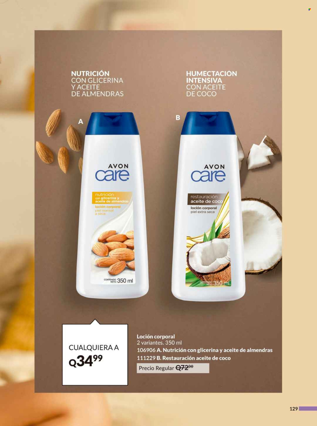 Catálogo Avon - 18.6.2025 - 24.7.2025. Página 129