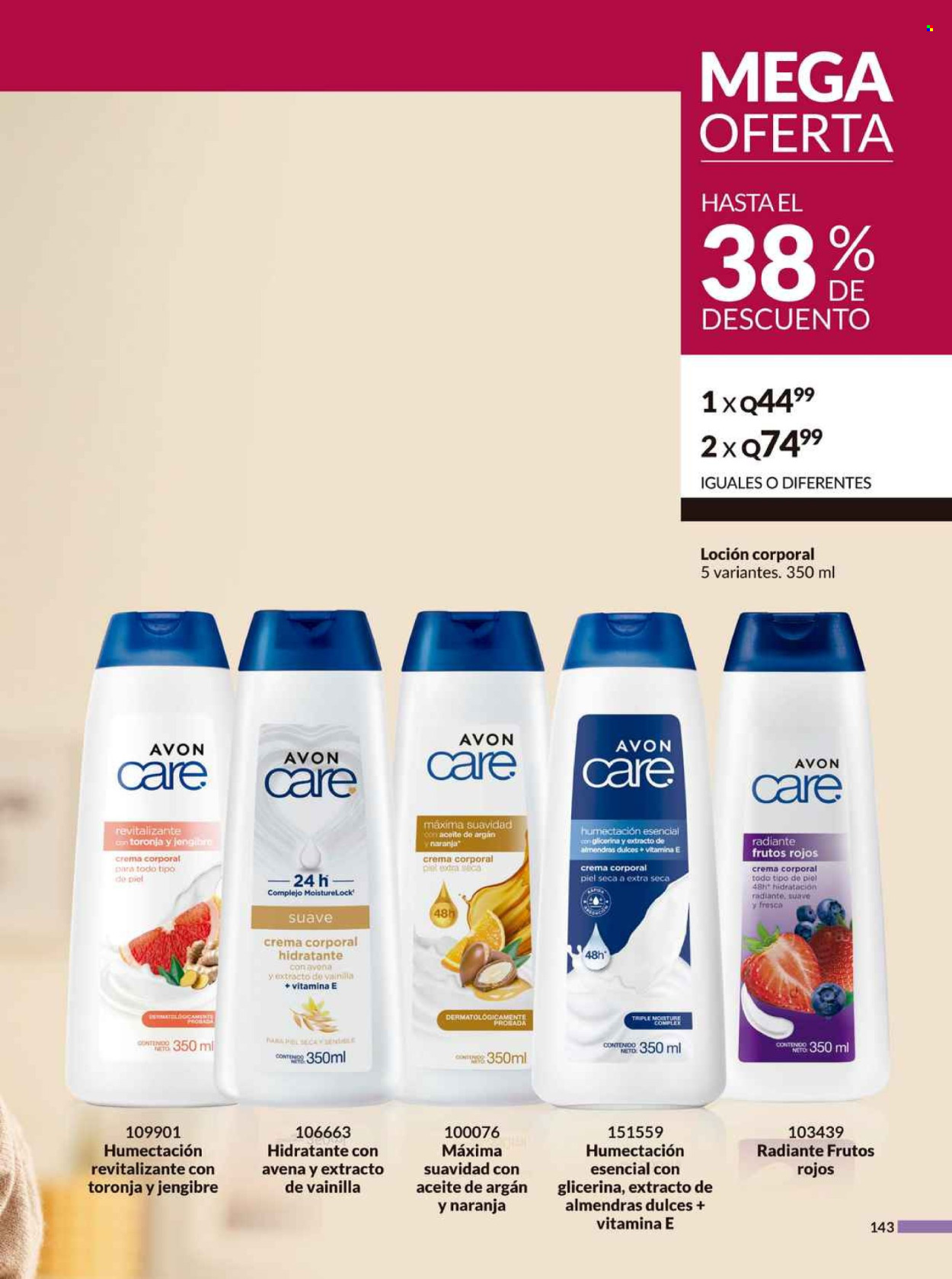 Catálogo Avon - 18.6.2025 - 24.7.2025. Página 143