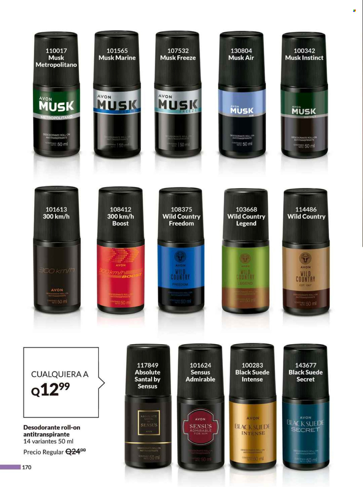 Catálogo Avon - 18.6.2025 - 24.7.2025. Página 170