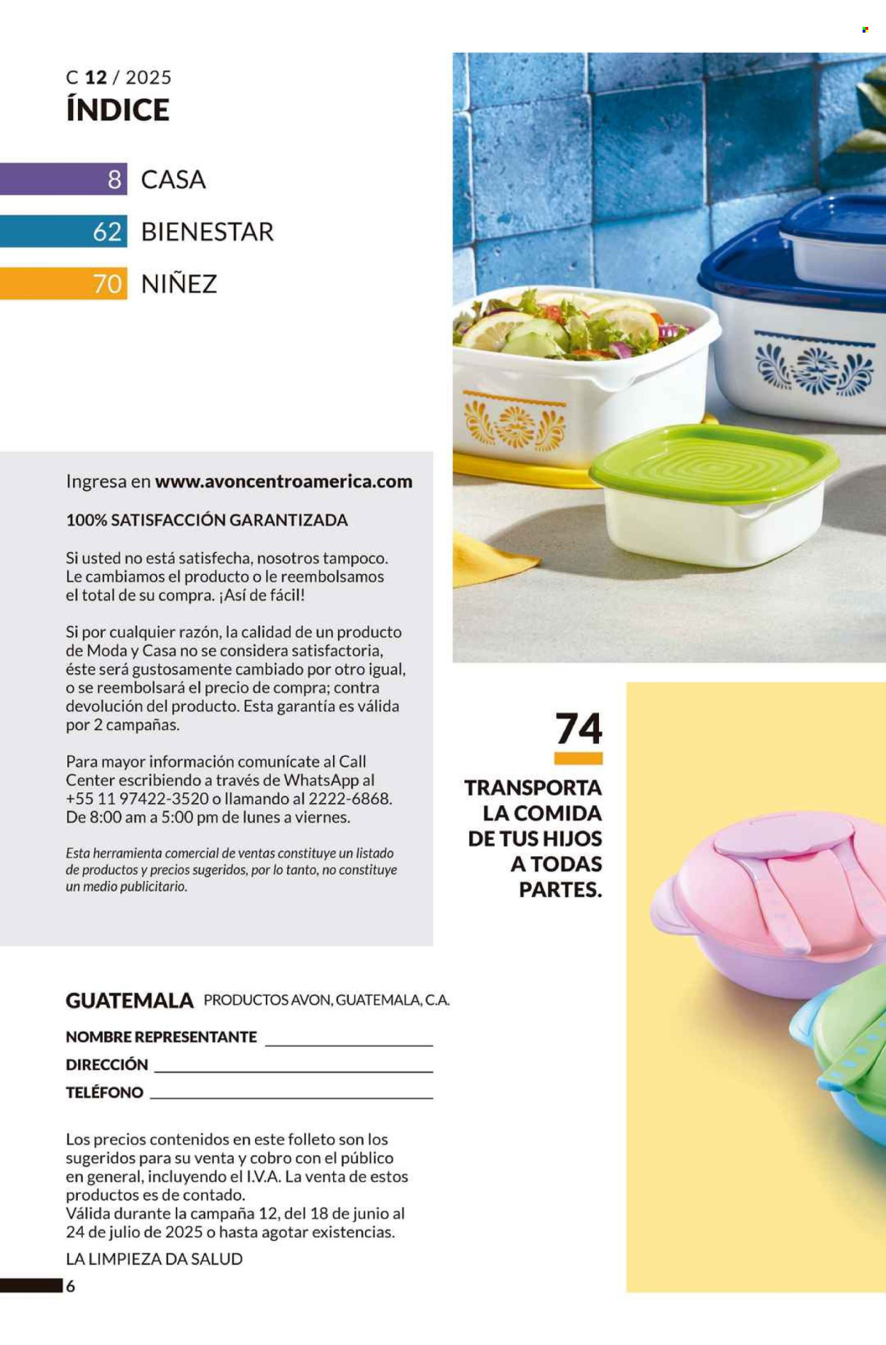 Catálogo Avon - 18.6.2025 - 24.7.2025. Página 6
