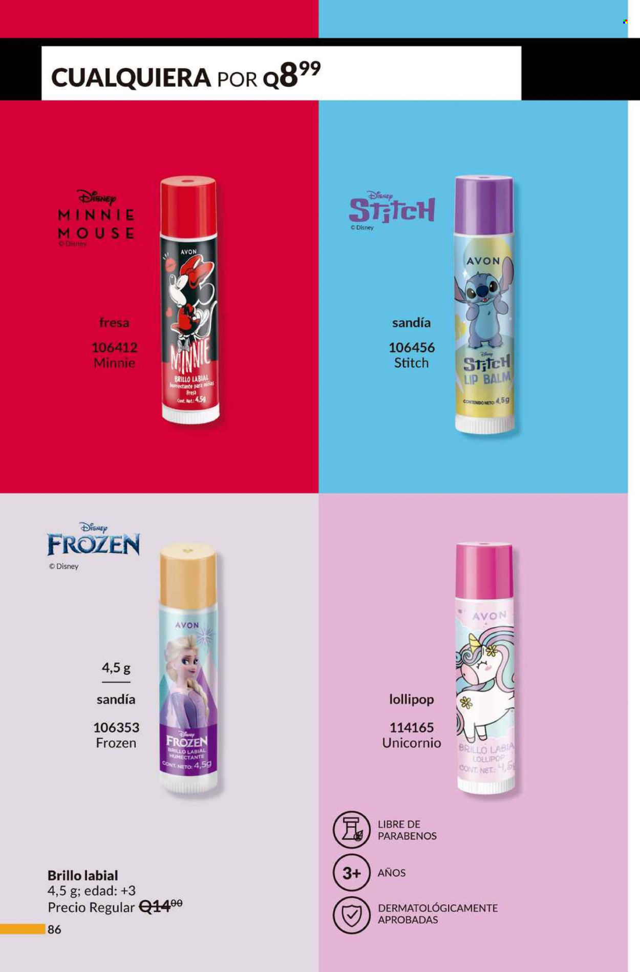 Catálogo Avon - 18.6.2025 - 24.7.2025. Página 86